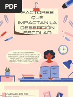 Factores Que Impactan La Deserción Escolar