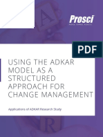 Using The Adkar Model As A Structured Approach For Change Management