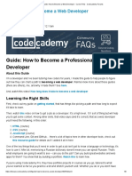 Guide - How To Become A Web Developer - Career FAQ - Codecademy Forums