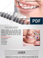 Cosmetic Dentistry: Instructor: DR - Mohamed Tahon Spring 2021