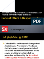 Code of Ethics & Responsibilities