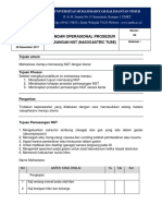 SOP Pemasangan NGT