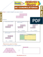 Conteo de Cuadriláteros para Quinto Grado de Primaria