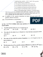 X Practice Paper Mathematics 1