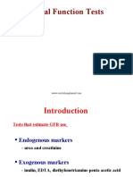 Renal Function Tests