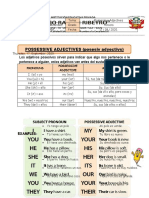 3ro Possessive Adjectives 17.09