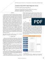 Design and Implementation of SAE J1939 Vehicle Diagnostics System