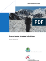 Pakistan GTZ Power Sector Overview