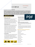 Shell Rimula R4 X 15W-40 (Es) TDS