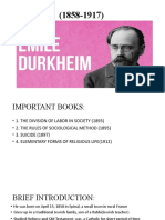 Emile Durkheim