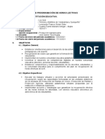 Plan Programación Horas Lectivas Agrop Cetpro Hmyq 2020