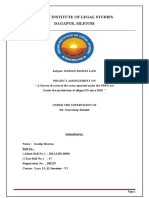 Human Rights - NDPS Act - Sem - 6