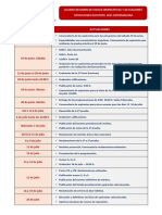 Cuadro Resumen Fechas y Actuaciones Oposiciones 2021