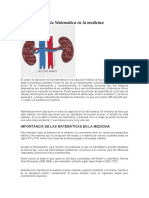 Aplicaciones de La Matemática en La Medicina