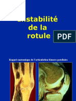 08 - Rotule Luxations - Iatrogenese - Rotules Basses