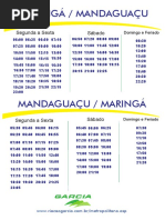 Horário de Ônibus Maringá