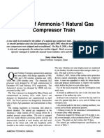 Failure of Ammonia-1 Natural Gas Compressor Train