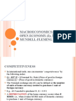 The Open Economy (I) The Mundell-Fleming Model