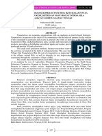 Implementasi Program Koperasi Unit Desa (Kud) Dalam Upaya Meningkatkan Kesejahteraan Masyarakat Di Desa Hila Kecamatan Leihitu Maluku Tengah