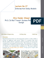 Lecture 17 - Signalized Intersection Delay