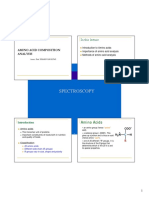 Spectroscopy: Amino Acid Composition Analysis