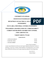 Wireless DC Motor Speed & Direction Control