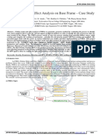 Failure Mode and Effect Analysis On Base Frame - Case Study