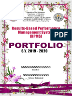 Results-Based Performance Management System (RPMS) : Portfolio