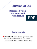 Introduction of DB: Database System Concepts and Architecture