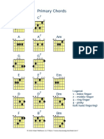 Primary Chords Handout