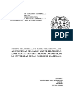 Diseño de Sistema de Aire Acondicionado para Salon Mayor Del Modulo G Del Centro Universitario de Occidente de La Universidad de San Carlos de Guatemala