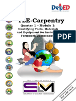 TLE Carpentry Grade 10 Module 1