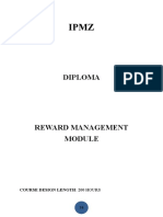 MODULE - REWARD MANAGEMENT Ipmz 2016