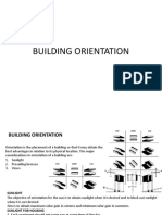 Building Orientation and Circulation. Shivalika