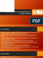 Timer and Proctor For Google Forms: Student Manual