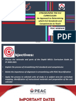 Math - PEAC Streamlining The K 12 Curriculum