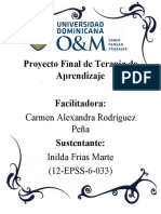 Proyecto Terapia de Aprendizaje Inilda Frías