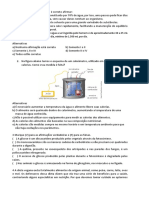 Exercícios de Biologia 1 Ano