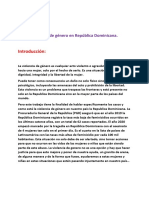 Violencia de Género en República Dominicana