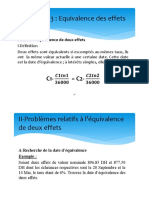 Equivalence Des Effets