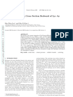 Rayleigh Scattering Cross Section Redward of Lyα by Atomic Hydrogen