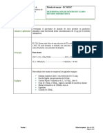 Método HC-ME107 - Determinacion Dioxido de Cloro