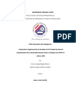 Compromiso Organizacional - Proyecto