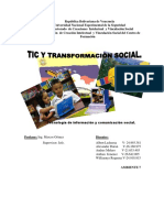 Tic y Transformacion Social