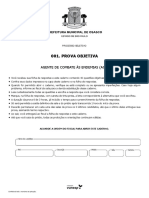 Prova Vunesp 2021 - Agente de Combate A Endemias Osasco SP