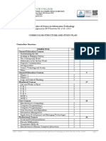 Curriculum Structure BSIT - 2018