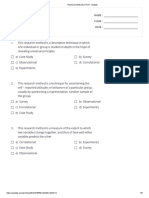 Research Methods - Print - Quizizz