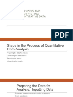 Analyzing and Interpreting Quantitative Data