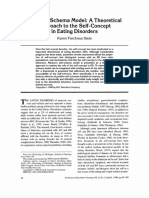 The Self-Schema Model (A Theoretical Approach To The Self-Concept in Eating Disorders)