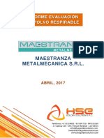 Informe Evaluación de Polvo Respirable-MAESTRANZA